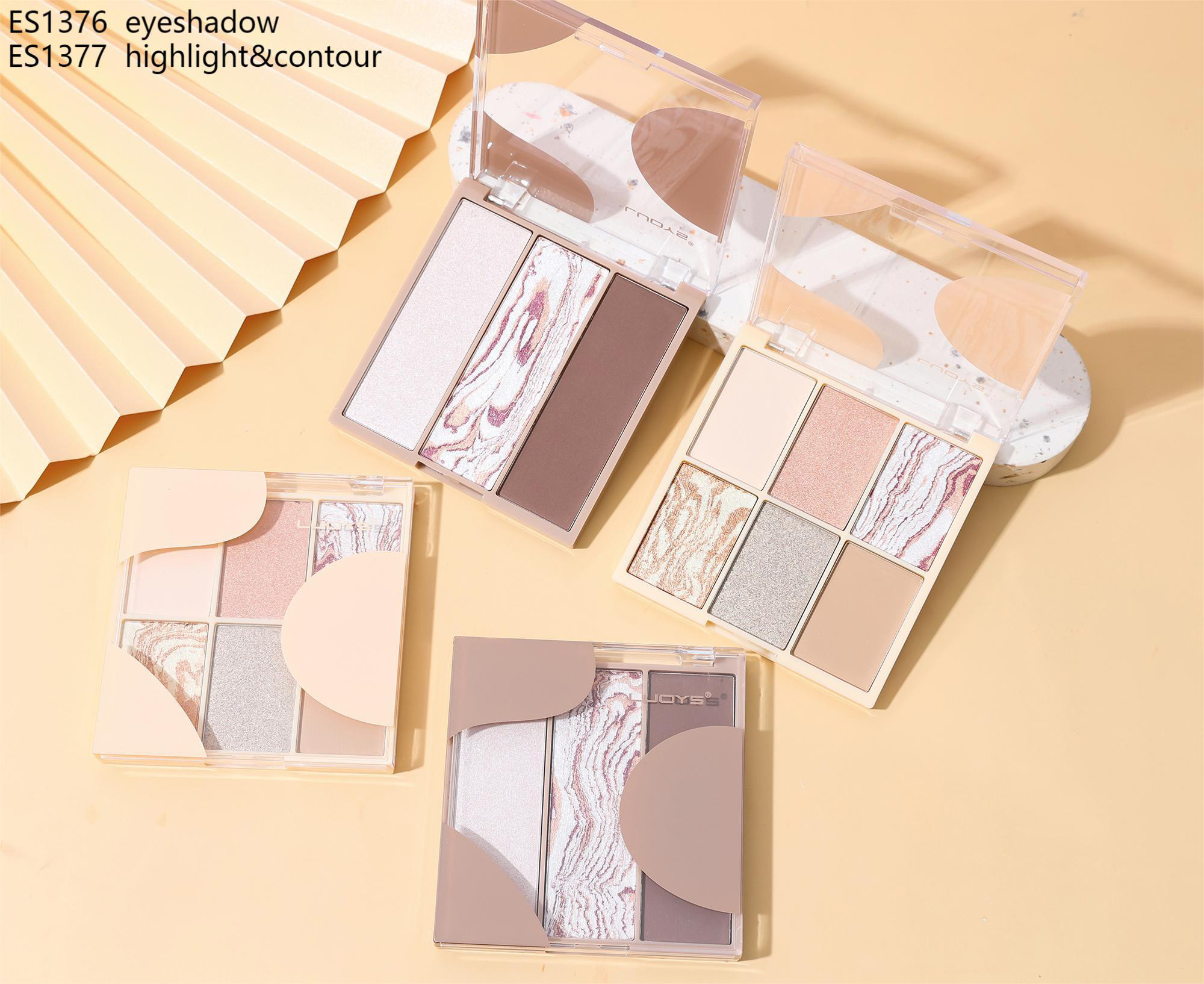 ES1376 eyeshadow ES1377 highlight&contour