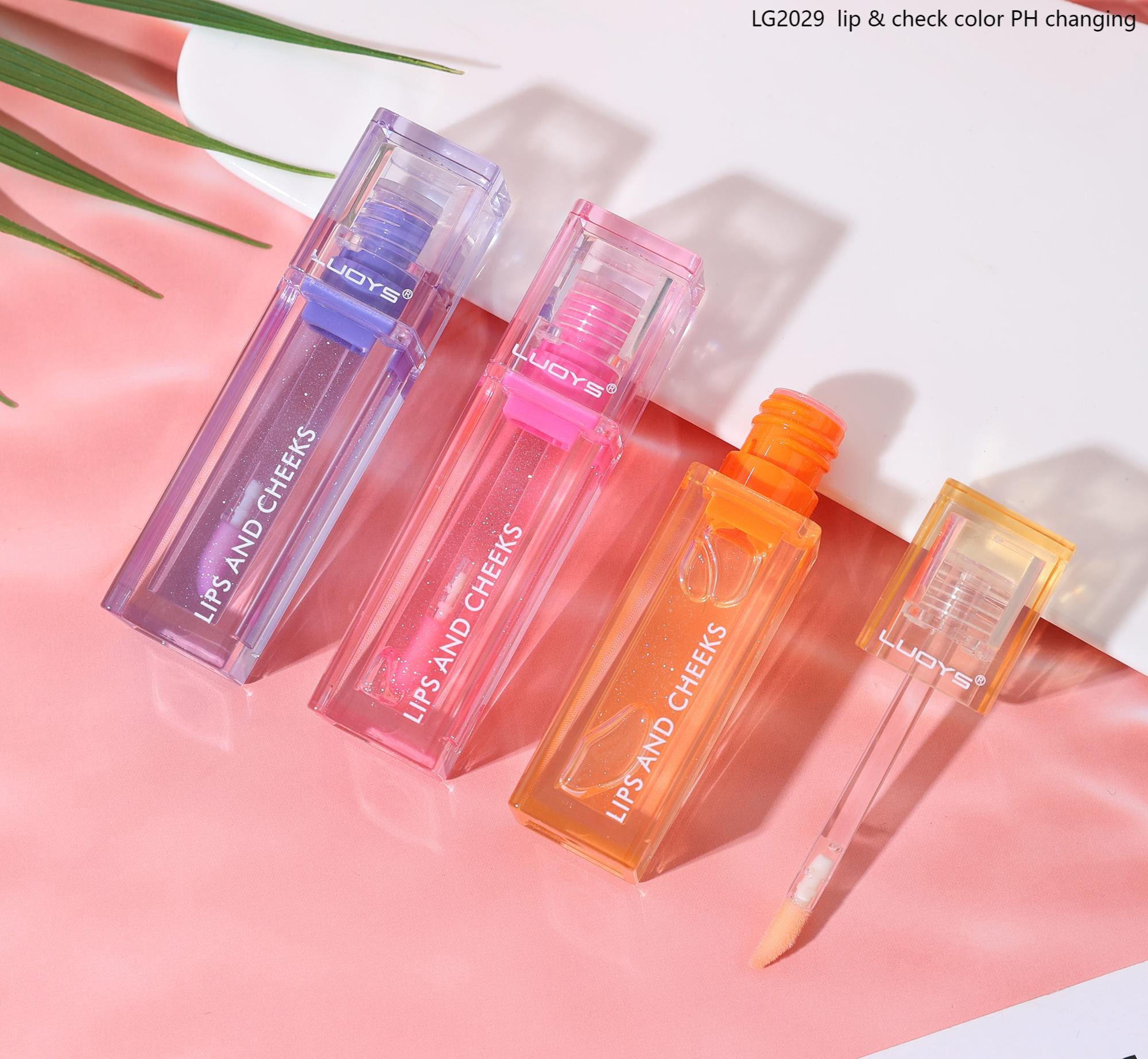 LG2029 lip & check color PH changing