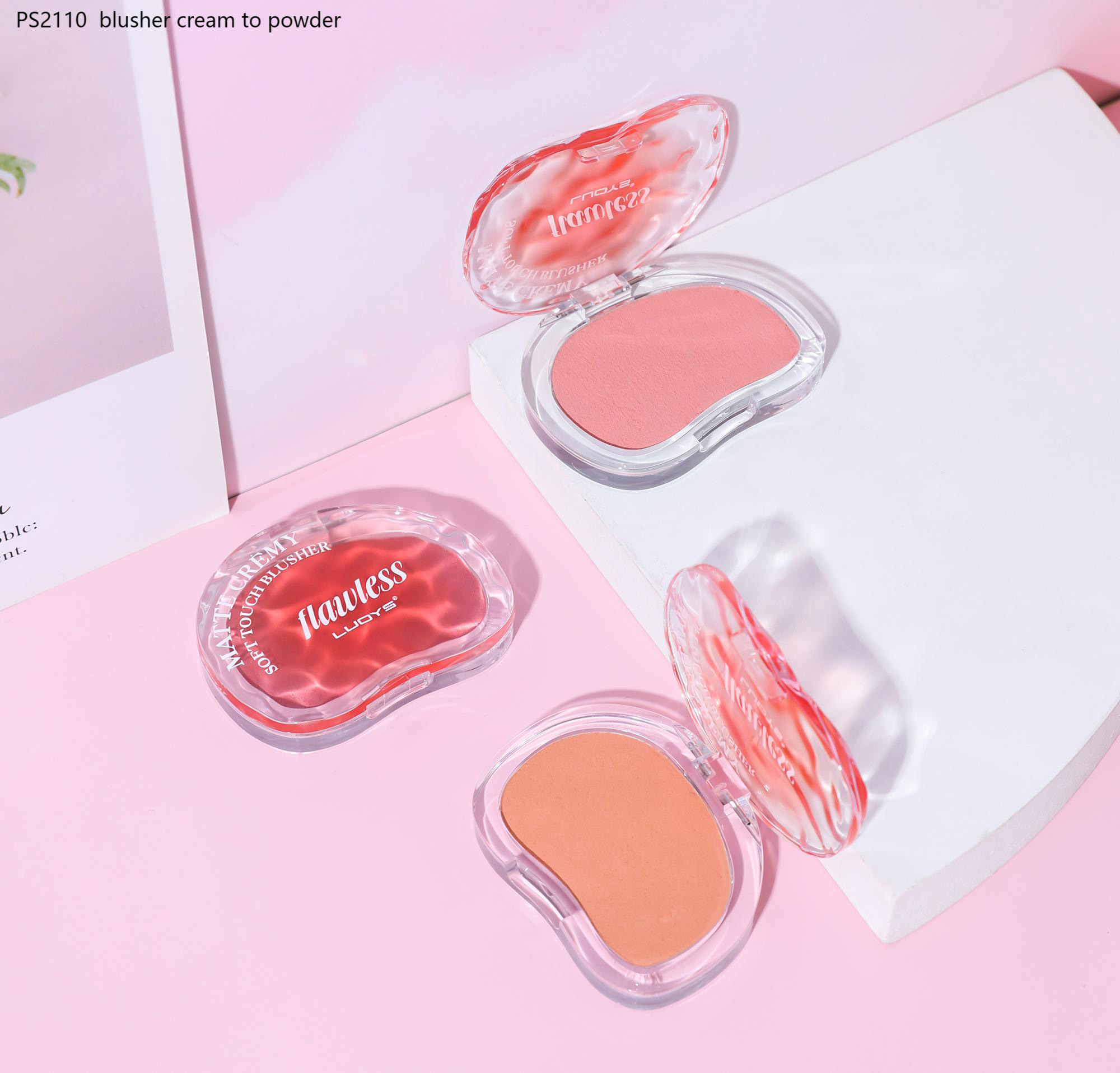 PS2110 blusher cream to powder