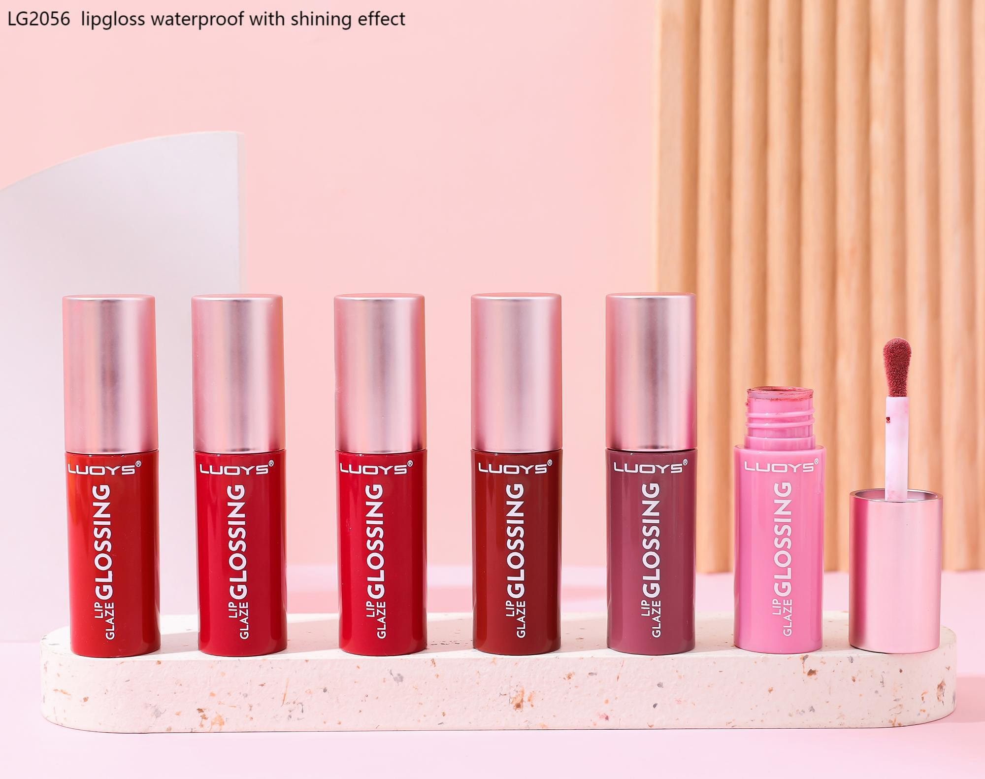LG2056 lipgloss waterproof with shining effect