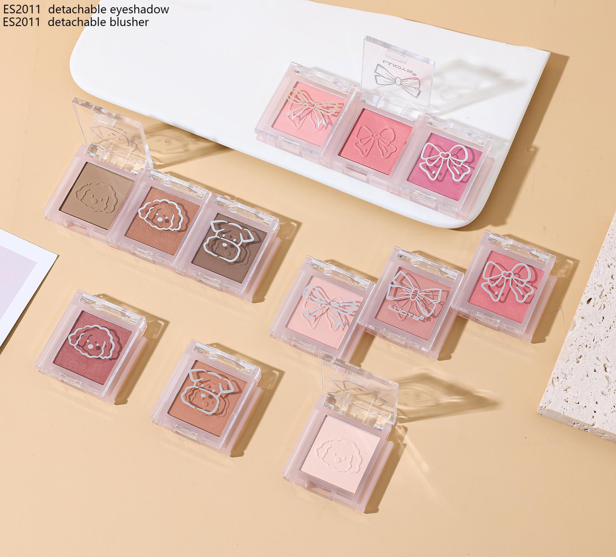 ES2011 detachable eyeshadow ES2011 detachable blusher