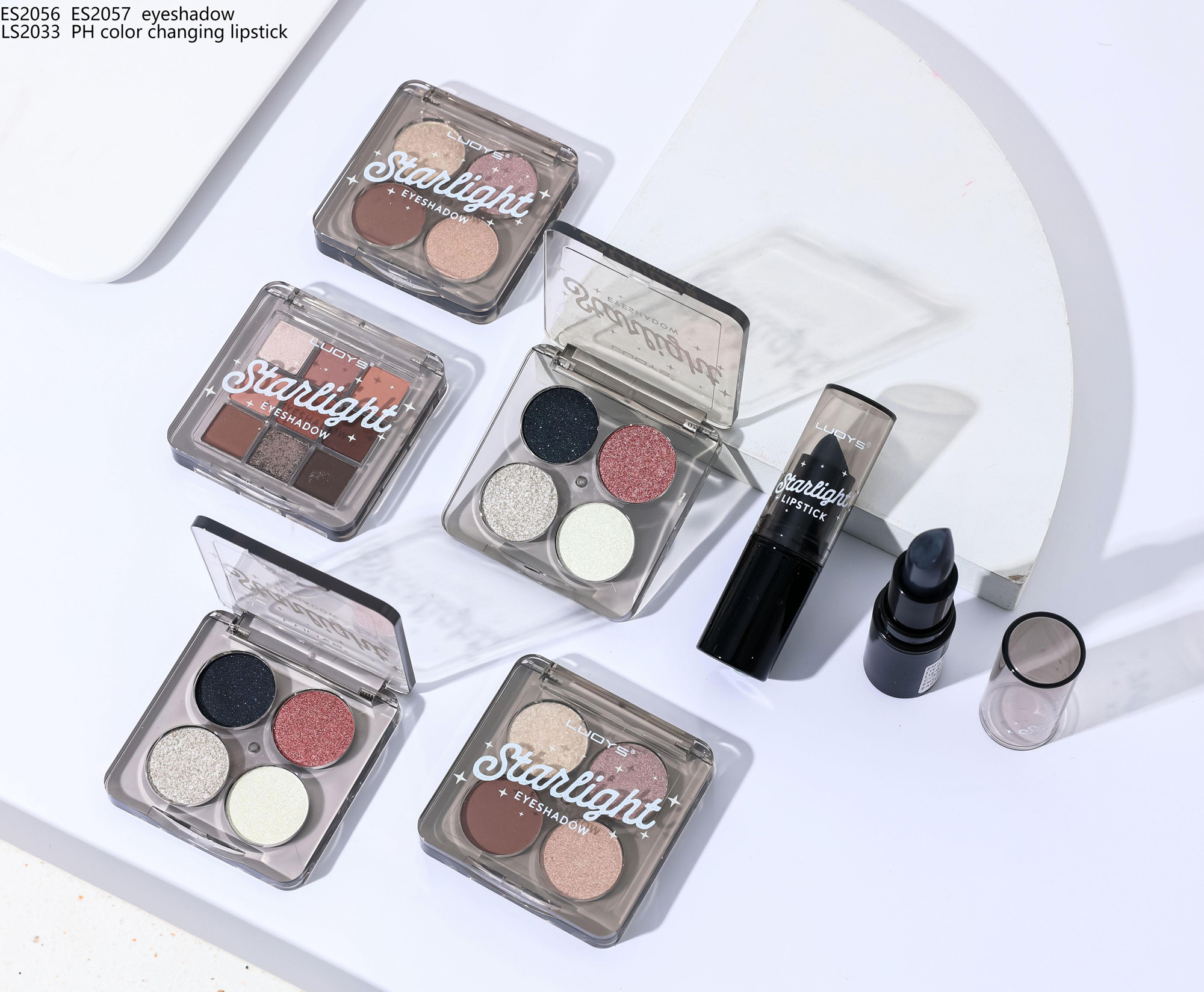 ES2056 ES2057 eyeshadow LS2033 PH color changing lipstick
