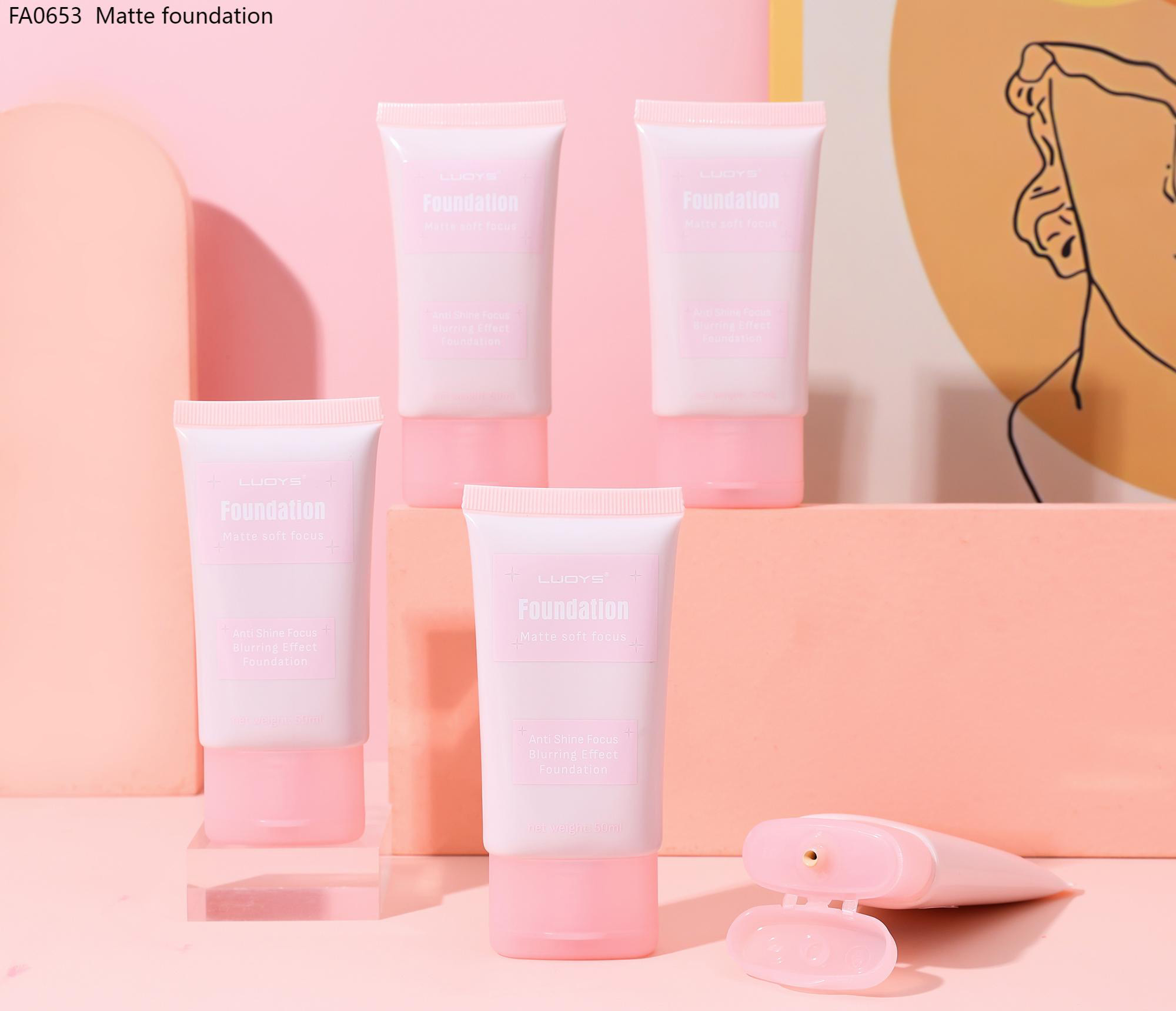FA0653 Matte foundation