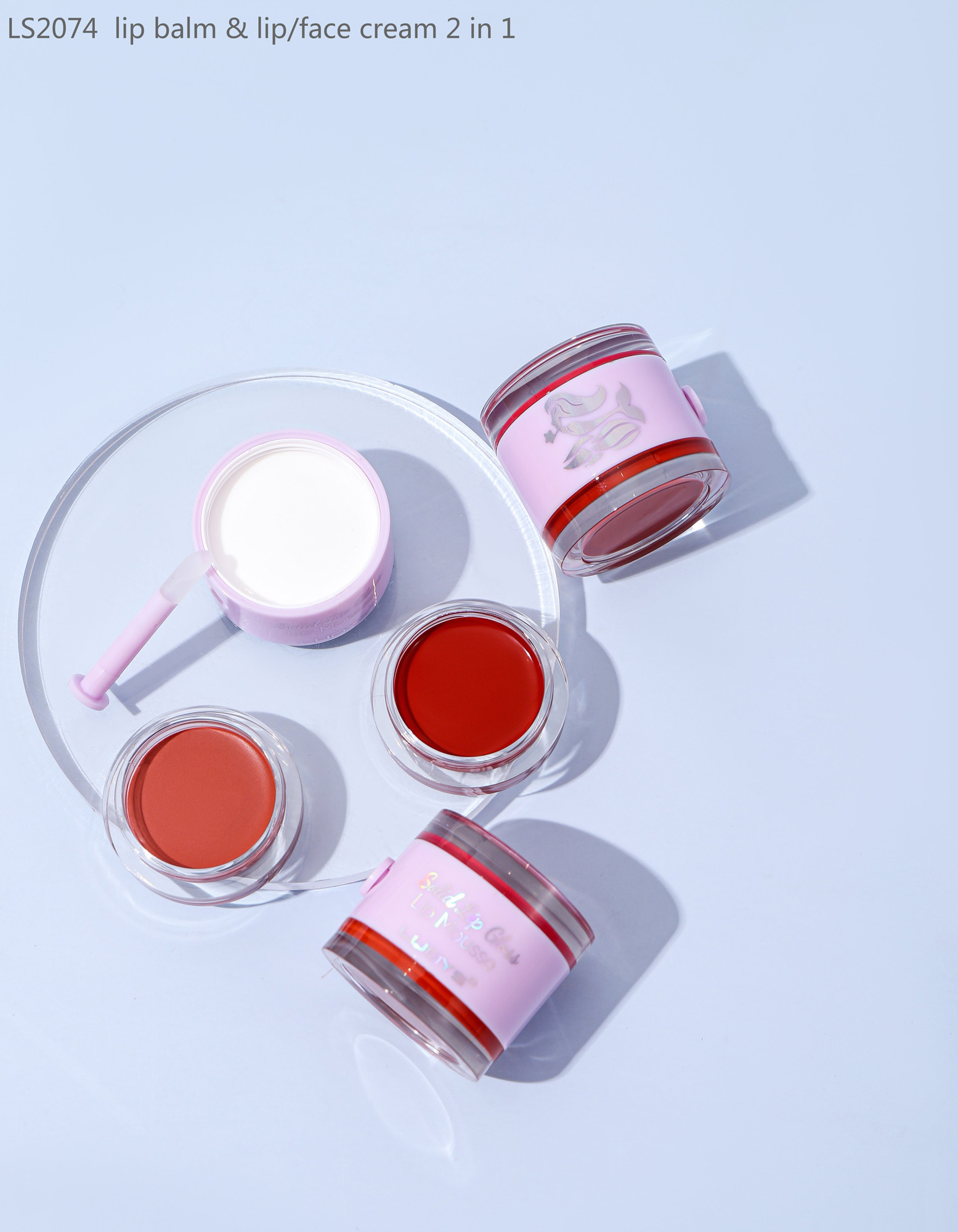 LS2074 lip balm & lip/face cream2 in 1