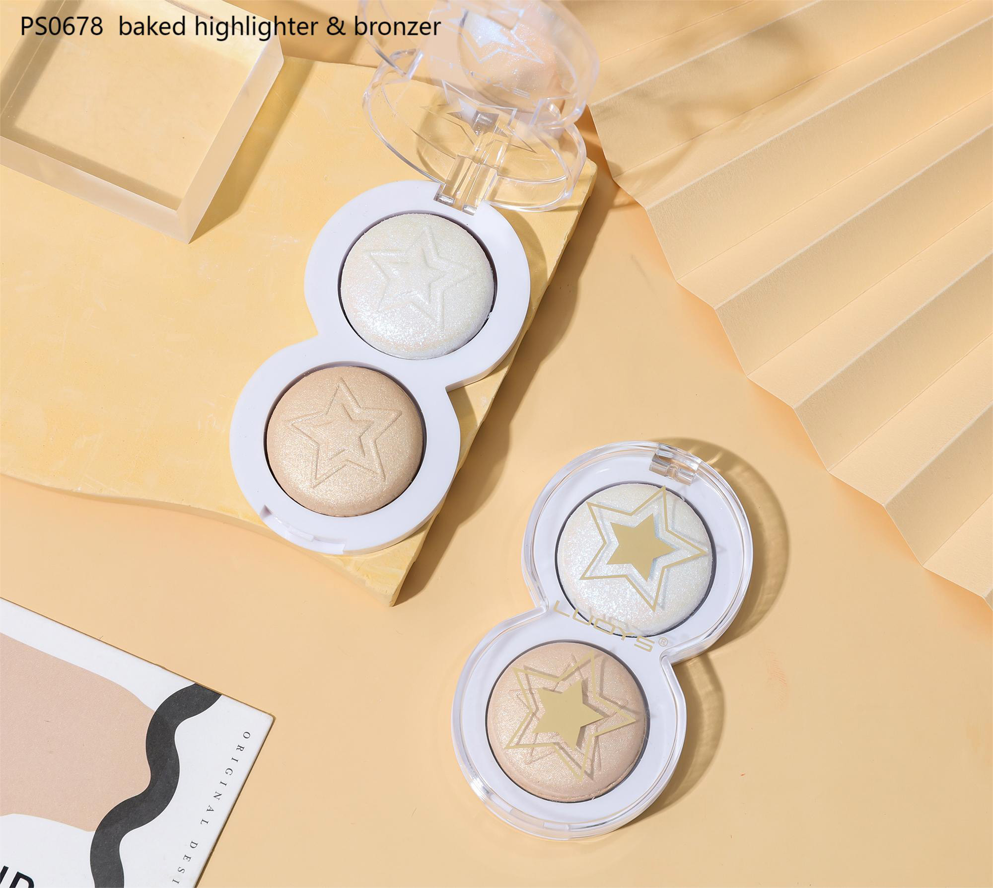 PS0678 baked highlighter & bronzer