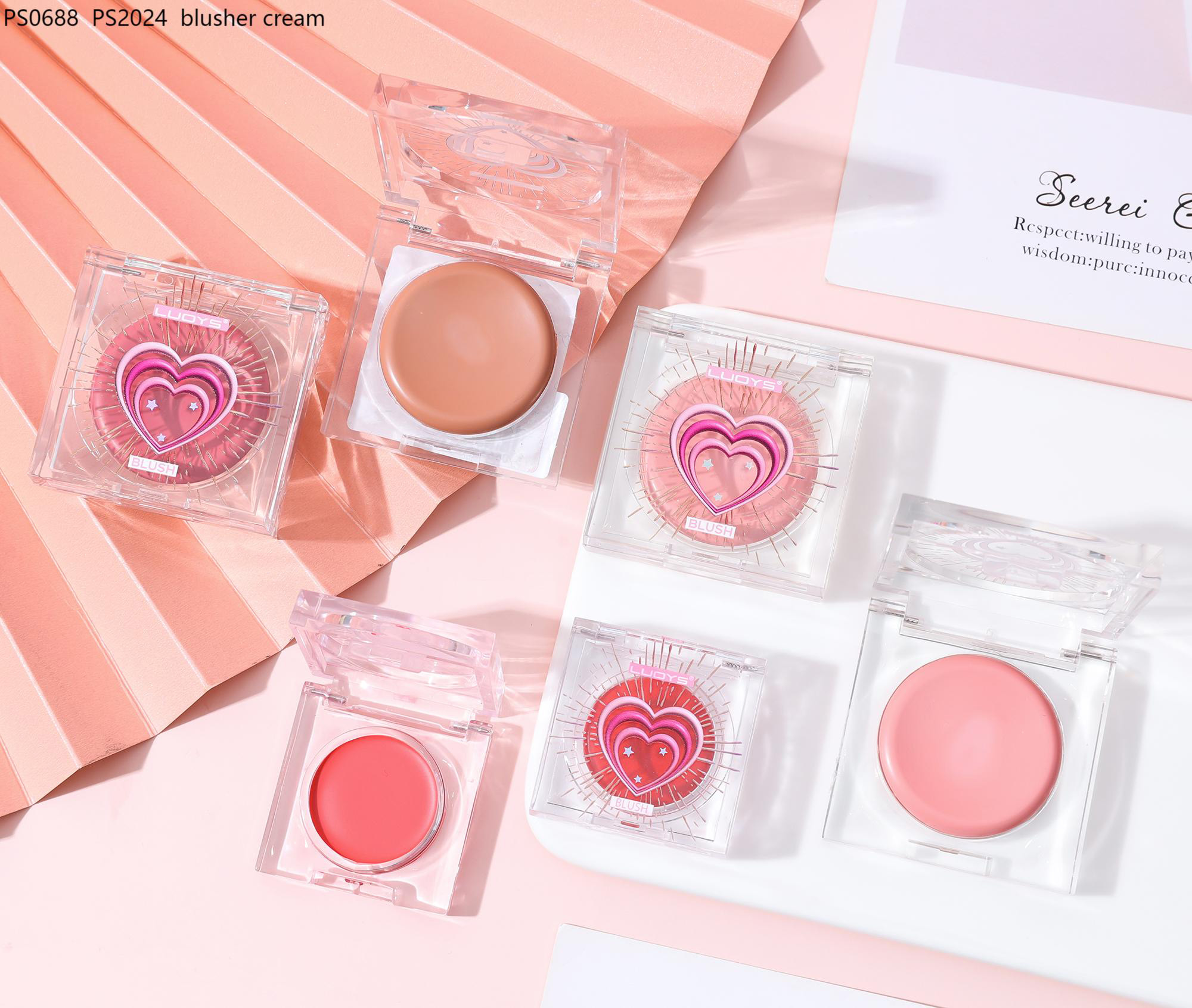 PS0688 PS2024 blusher cream