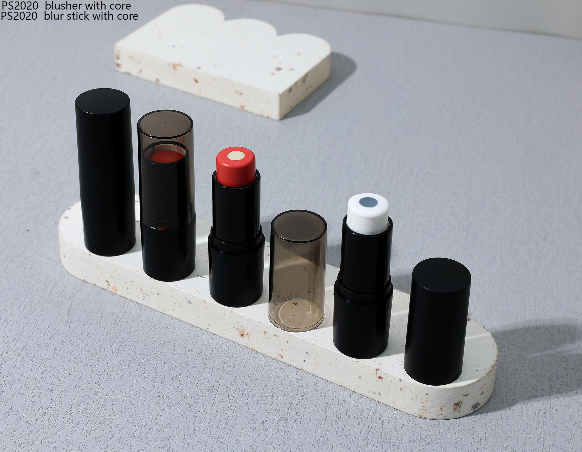 PS2020 blusher with core PS2020 blur stick with core