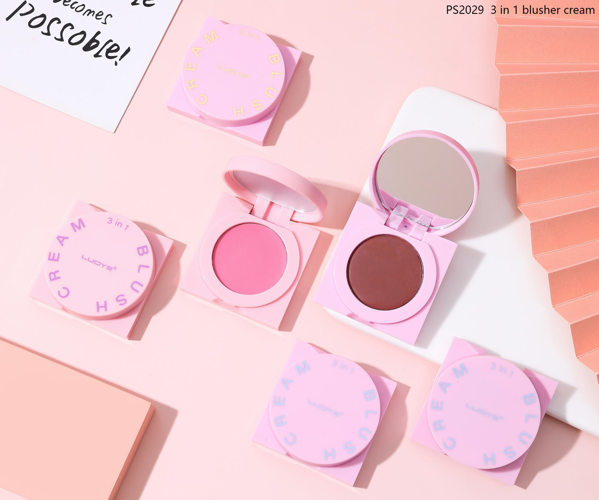 PS2029 3 in 1 blusher cream