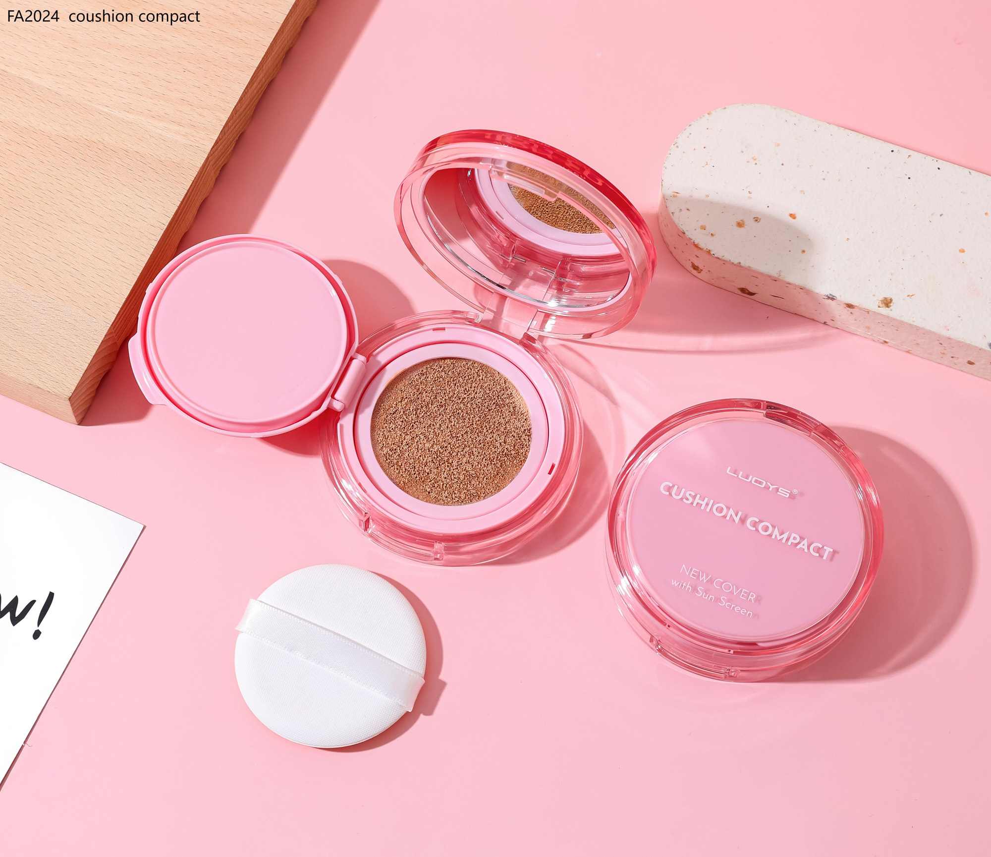 FA2024 cushion compact packaging reference for OEM cosmetic developmen